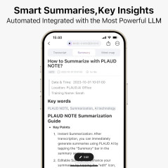 AI Voice Recorder with App, 112 Languages, 64GB Memory, Transcribe