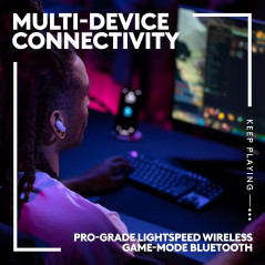 Logitech G FITS Wireless Gaming Earbuds with Lightspeed
