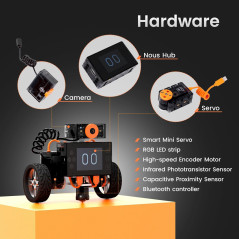 STEM Coding Robot Kit for Kids 12+: Build and Program Your Own AI Robot