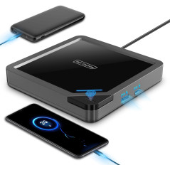 Smart Coffee & Candle Warmer — USB powered, auto shut-off, keeps drinks hot & wax melted safely!