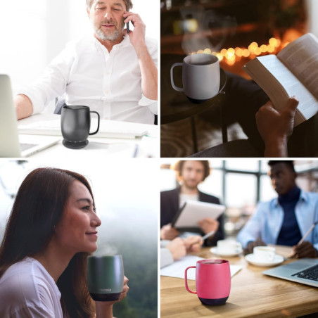 Nextmug: Self-Heating Coffee Mug - Keeps Your Drink Perfectly Hot for Hours! (14oz)