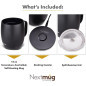 Nextmug: Self-Heating Coffee Mug - Keeps Your Drink Perfectly Hot for Hours! (14oz) Nextmug: Self-Heating Coffee Mug - Keeps Your Drink Perfectly Hot for Hours! (14oz)