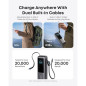 Anker Power Bank: 25000mAh, 100W Fast Charge, Built-in Cables - Power Up Anywhere! Anker Power Bank: 25000mAh, 100W Fast Charge, Built-in Cables - Power Up Anywhere!