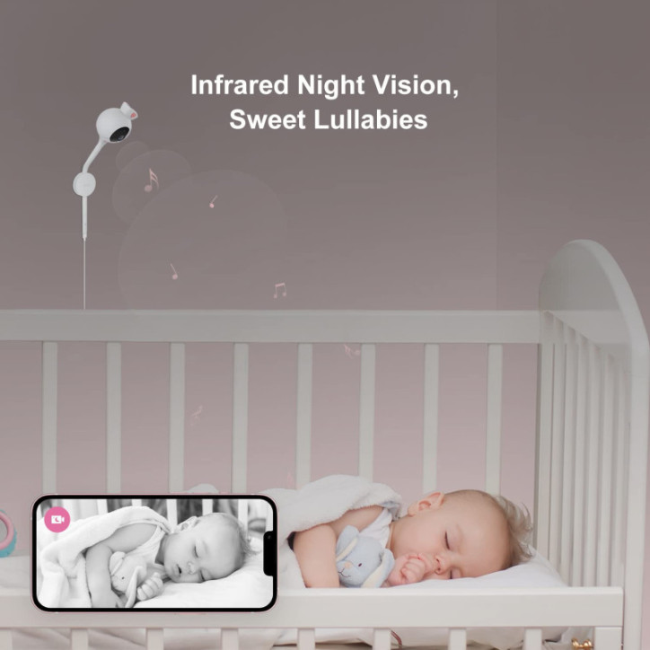 iBaby Smart Monitor: Breathing & Movement Tracking, 1080P HD Video - Peace of Mind, Guaranteed!
