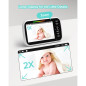 Babyphone Vidéo 5 UKSUP: Vision Nocturne, Communication Bidirectionnelle, Longue Autonomie & Berceuses! Babyphone Vidéo 5 UKSUP: Vision Nocturne, Communication Bidirectionnelle, Longue Autonomie & Berceuses!