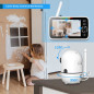 HelloBaby Moniteur Bébé 5 avec Caméra Panoramique, Batterie 30h & Vision Nocturne - Votre Allié Sérénité! HelloBaby Moniteur Bébé 5 avec Caméra Panoramique, Batterie 30h & Vision Nocturne - Votre Allié Sérénité!