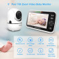 HelloBaby Moniteur Bébé 5 avec Caméra Panoramique, Batterie 30h & Vision Nocturne - Votre Allié Sérénité! HelloBaby Moniteur Bébé 5 avec Caméra Panoramique, Batterie 30h & Vision Nocturne - Votre Allié Sérénité!