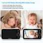 HelloBaby Moniteur Bébé 5 avec Caméra Panoramique, Batterie 30h & Vision Nocturne - Votre Allié Sérénité! HelloBaby Moniteur Bébé 5 avec Caméra Panoramique, Batterie 30h & Vision Nocturne - Votre Allié Sérénité!