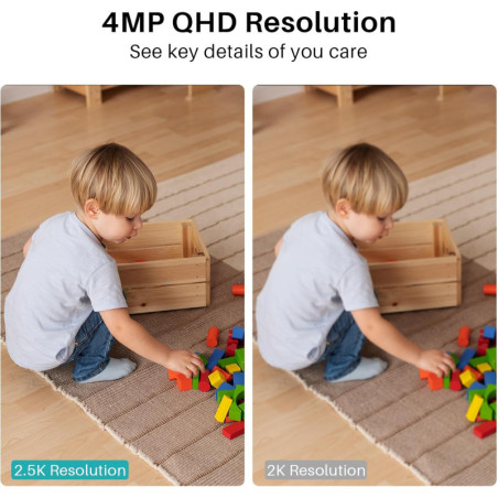 WUUK 4MP Indoor Security Camera: Keep Your Home Safe & Connected!