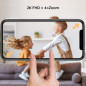 BOIFUN 2K Moniteur Bébé Écran Partagé: Double Caméra, Veilleuse, Suivi Auto & Audio Bidirectionnel