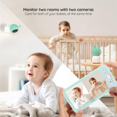 Moniteur BOIFUN 2K avec 2 Caméras Contrôle de deux appareils