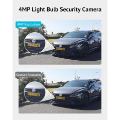 Caméra LaView 4MP WiFi Ampoule avec Vision Nocturne installation facile