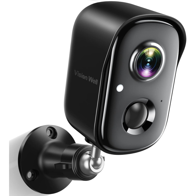 2K Wireless Outdoor Security Cameras with AI Detection & Night Vision