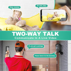 2K Wireless Outdoor Security Cameras with AI Detection & Night Vision