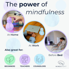 Outil de Méditation Visuelle 'Breathing Buddha' pour Adultes et Enfants
