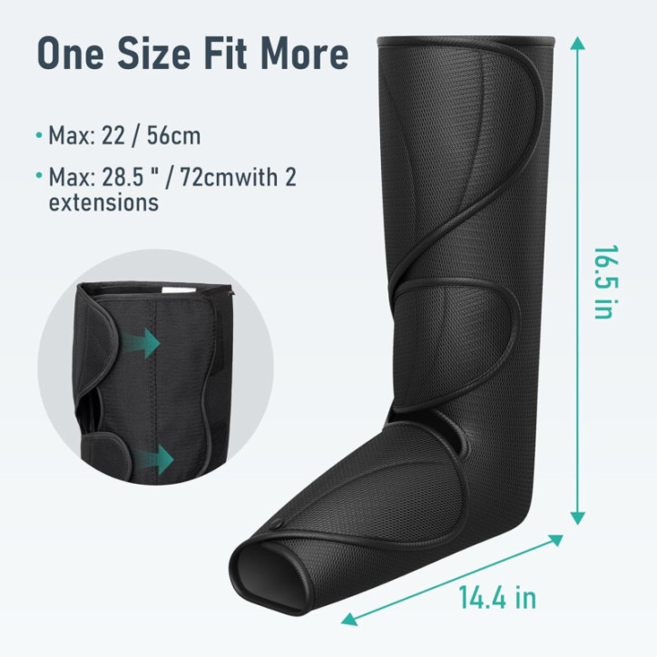 QUINEAR Leg Massager with Heat & Air Compression: Relief for Foot & Calf Pain - FSA/HSA Eligible! QUINEAR Leg Massager with Heat & Air Compression: Relief for Foot & Calf Pain - FSA/HSA Eligible!