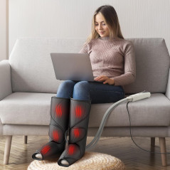 QUINEAR Leg Massager: Heat & Compression for Pain Relief & Relaxation