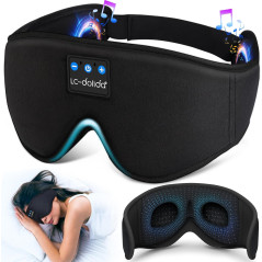 Casque de sommeil Bluetooth LC-dolida avec masque 3D ultra-fin