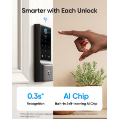 eufy Security Smart Lock C220:Keyless Fingerprint Door Lock with Wi-Fi