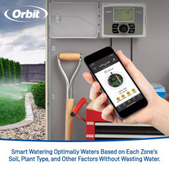 Orbit 57946 B-hyve Smart 6-Station WiFi Sprinkler System Controller