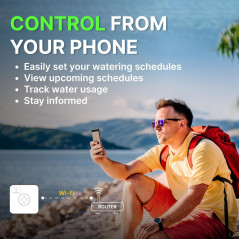 ImoLaza Smart Sprinkler Controller: 12-Zone WiFi Irrigation System