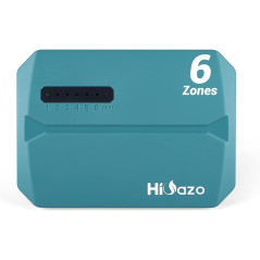 Smart 6 Zone WiFi Sprinkler Controller - Free App & Rain Sensor Support