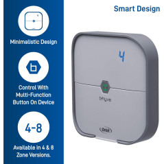 Orbit 57915 B-hyve 4-Zone Smart Sprinkler Controller - Gray