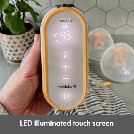 Medela Freestyle Mains Libres: Tire-Lait Électrique Double, Portable & Connecté pour Mamans Actives!