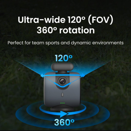 Chameleon AI Sports Camera & Gimbal: 4K Video, 360° Rotation, Live Stream