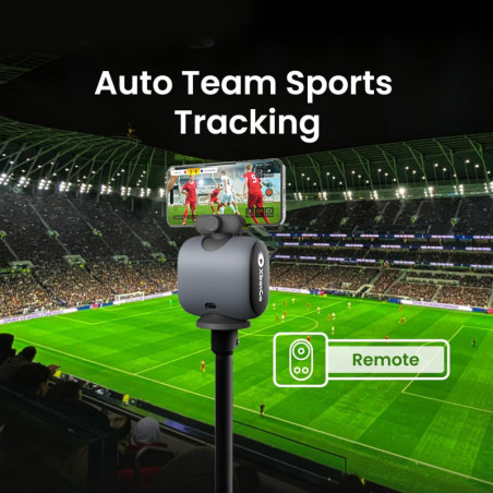 XbotGo Chameleon: 4K AI Sports Camera - Gimbal Tracking, 360° & Live Stream (Lemon Green)