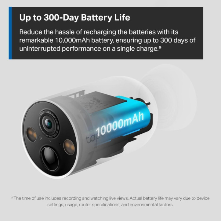 Tapo MagCam: 2K Wireless Security Camera - Battery Powered, Magnetic Mount, 150° View Tapo MagCam: 2K Wireless Security Camera - Battery Powered, Magnetic Mount, 150° View