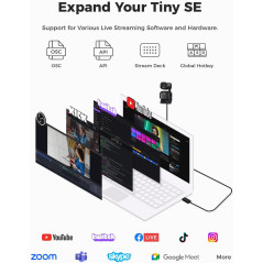 OBSBOT Tiny SE 1080P Webcam: AI Tracking, Gesture Control & HDR