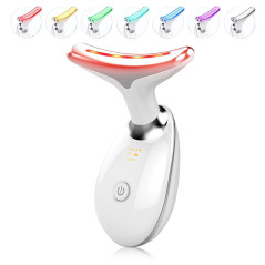 Masseur Facial Multifonctionnel - 7 Couleurs, Portable et Éclat