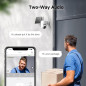 Caméras de Surveillance Solaire 2K: Sécurité Ultime, Installation Facile, Vue 360°! (Lot de 2) Caméras de Surveillance Solaire 2K: Sécurité Ultime, Installation Facile, Vue 360°! (Lot de 2)