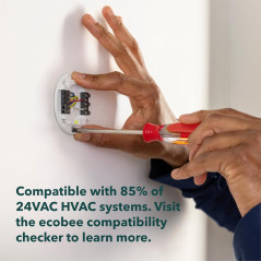 2025 Ecobee Smart Thermostat Essential: Energy Star, Wi-Fi, Voice Control