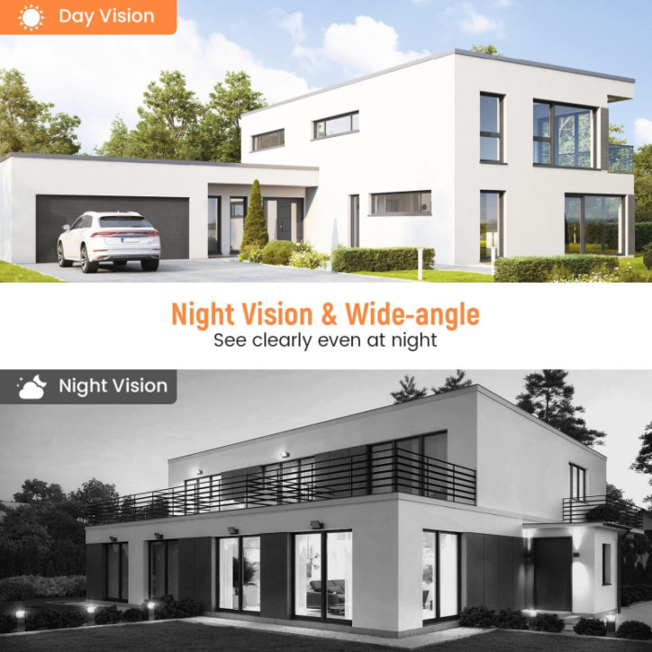 AI Smart Doorbell Camera: Wireless, 1080p, Night Vision, 2-Way Audio & Chime - Enhanced Home Security! AI Smart Doorbell Camera: Wireless, 1080p, Night Vision, 2-Way Audio & Chime - Enhanced Home Security!