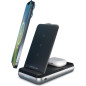 Satechi 3-in-1 Wireless Charging Stand: Power Bank for iPhone, AirPods & iPad - Travel Ready! Satechi 3-in-1 Wireless Charging Stand: Power Bank for iPhone, AirPods & iPad - Travel Ready!