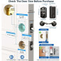 Veise Fingerprint Door Lock: Keyless Entry, Auto-Lock, Matte Black Security with Lever Handles Veise Fingerprint Door Lock: Keyless Entry, Auto-Lock, Matte Black Security with Lever Handles