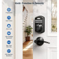 Veise Fingerprint Door Lock: Keyless Entry, Auto-Lock, Matte Black Security with Lever Handles Veise Fingerprint Door Lock: Keyless Entry, Auto-Lock, Matte Black Security with Lever Handles