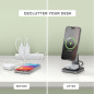 Satechi Chargeur 2-en-1 Qi2 : Recharge Rapide iPhone & AirPods - Design Pliable Idéal Voyage