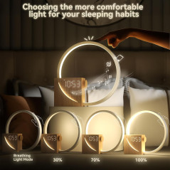 Vivilumens Sunrise Alarm Clock: Gentle Wake Light & White Noise Sounds