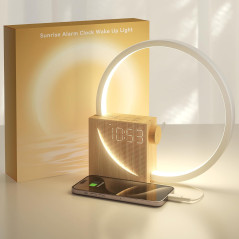 Vivilumens Sunrise Alarm Clock: Gentle Wake Light & White Noise Sounds