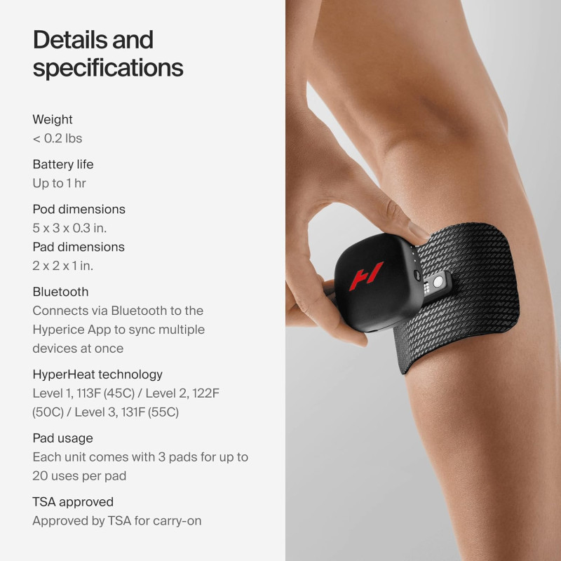 Hyperice Venom Go: Advanced Heat & Vibration Wearable - FSA/HSA Eligible