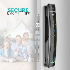 Advanced 3D Face Recognition Smart Door Lock with WiFi & Camera
