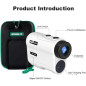 Télémètre Golf REVASRI 1000YDS: Précision Laser, Pente, Vibration, Batterie Rechargeable - Jeu Amélioré!