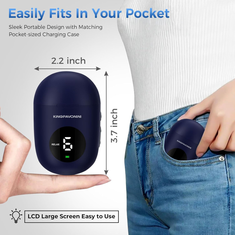 KingPavonini Wireless TENS Unit: Portable Pain Relief & Muscle Stimulator