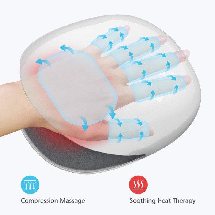 COMFIER Masseur de Mains Sans Fil Chauffant: Soulagement Tunnel Carpien & Relaxation Ultime COMFIER Masseur de Mains Sans Fil Chauffant: Soulagement Tunnel Carpien & Relaxation Ultime