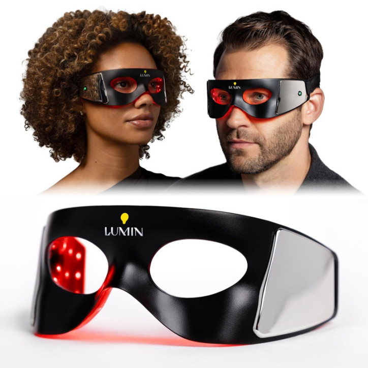 Luminator LED Eye Mask: 3-Minute Red Light Therapy for Wrinkles & Dark Circles Luminator LED Eye Mask: 3-Minute Red Light Therapy for Wrinkles & Dark Circles