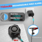 Secure Your Ride: 110dB Rechargeable Bike Alarm with Remote - Anti-Theft Motion Sensor Secure Your Ride: 110dB Rechargeable Bike Alarm with Remote - Anti-Theft Motion Sensor