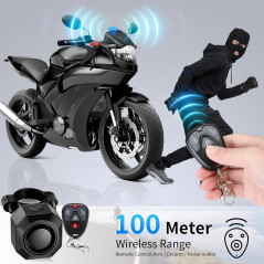 Alarme de Vélo USB Rechargeable 110dB - Sécurité Anti-Vol